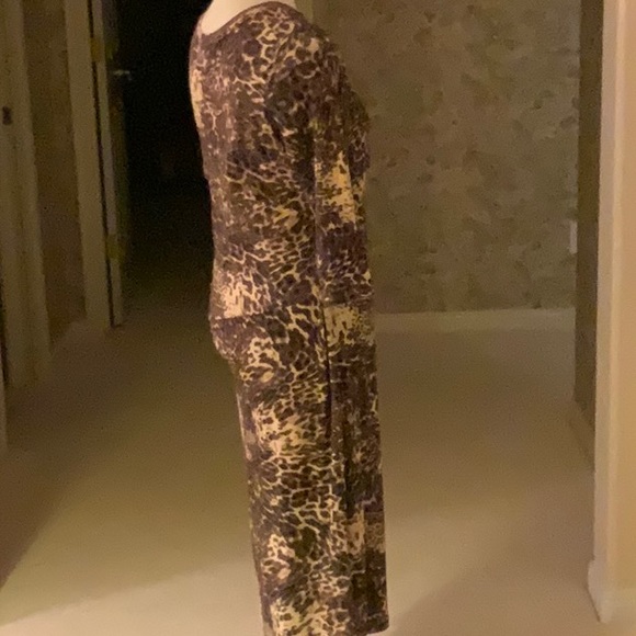 J. Peterman Midi 3/4 Sleeve Lined Dress Size 10 - Picture 3 of 16